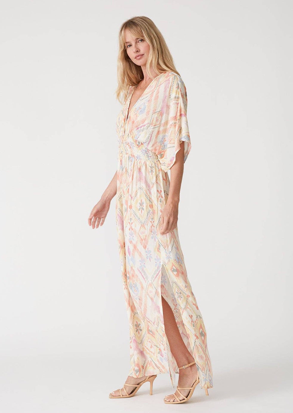 ARISTA Bohemian Smocked Maxi Dress