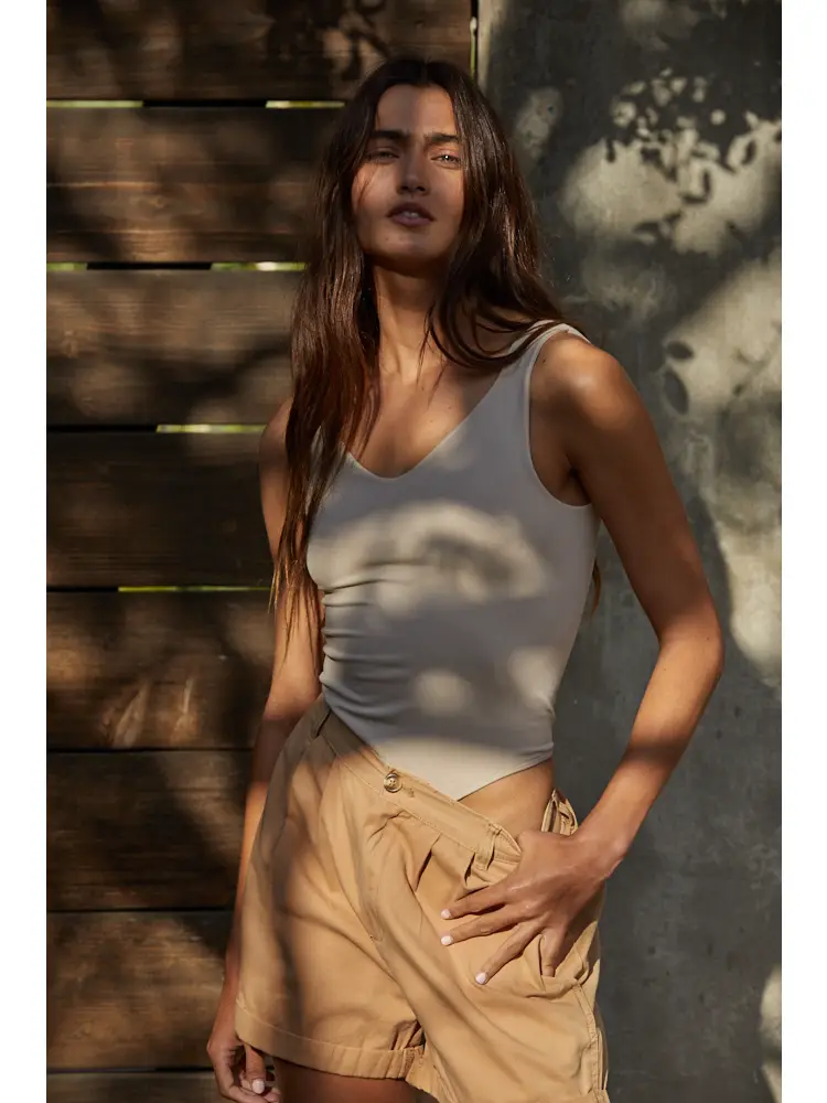 IN MY FEELS BODYSUIT- light beige