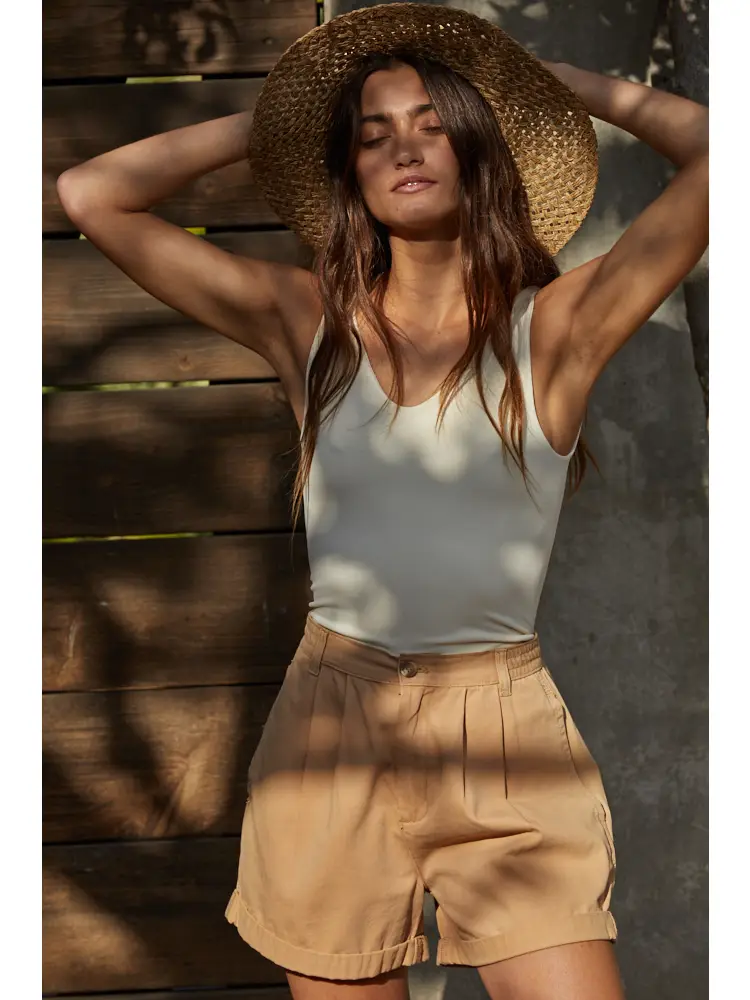 IN MY FEELS BODYSUIT- CREAM