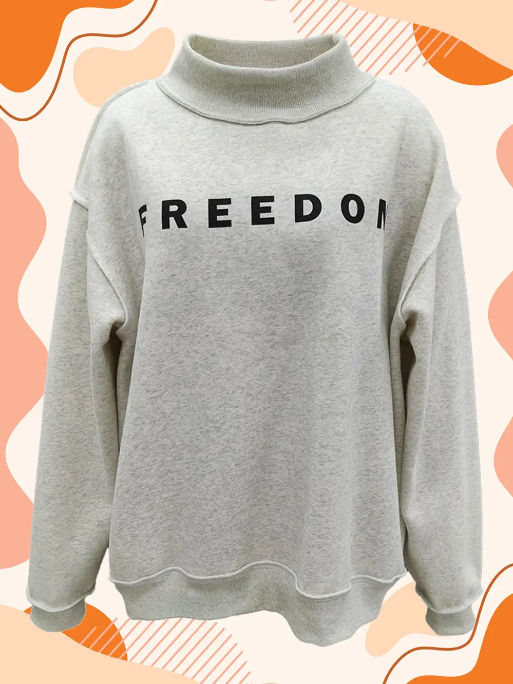 Freedom reversible sweatshirt