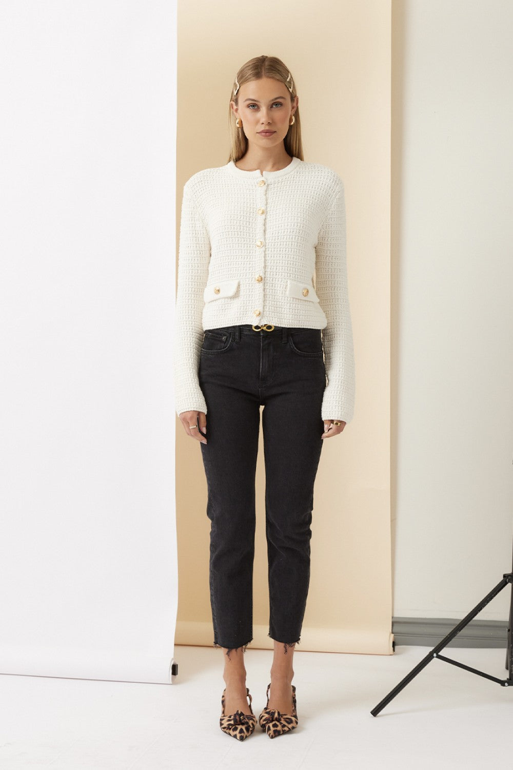 Ivory Sweater Jacket