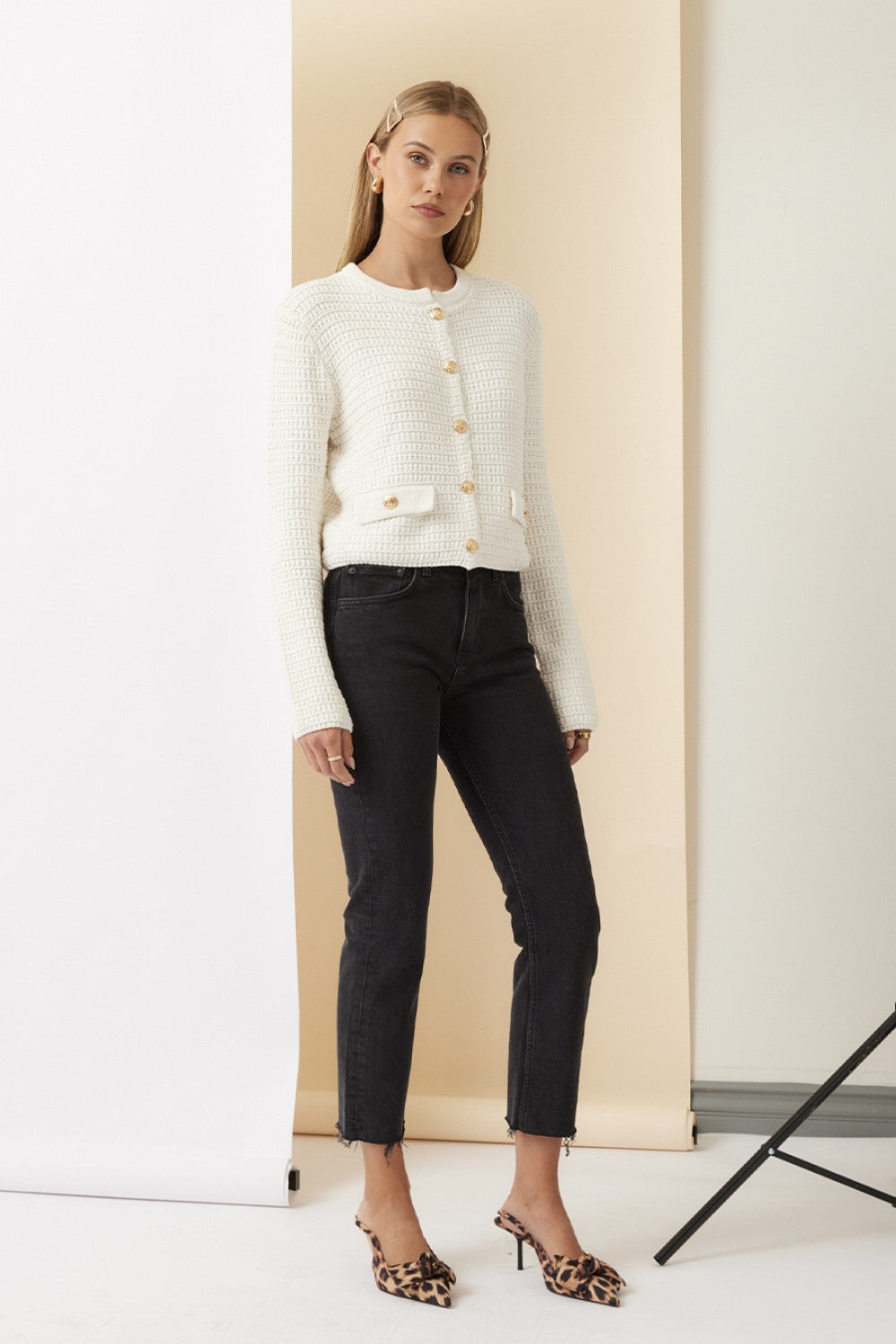 Ivory Sweater Jacket