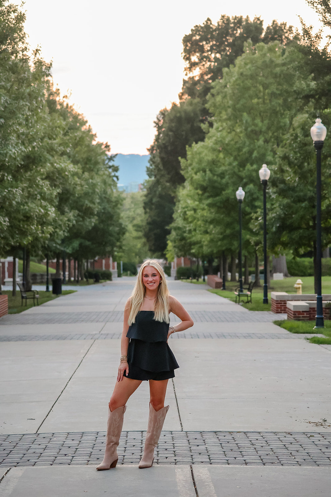 ISABELLA STRAPLESS FLOWY ROMPER BLACK