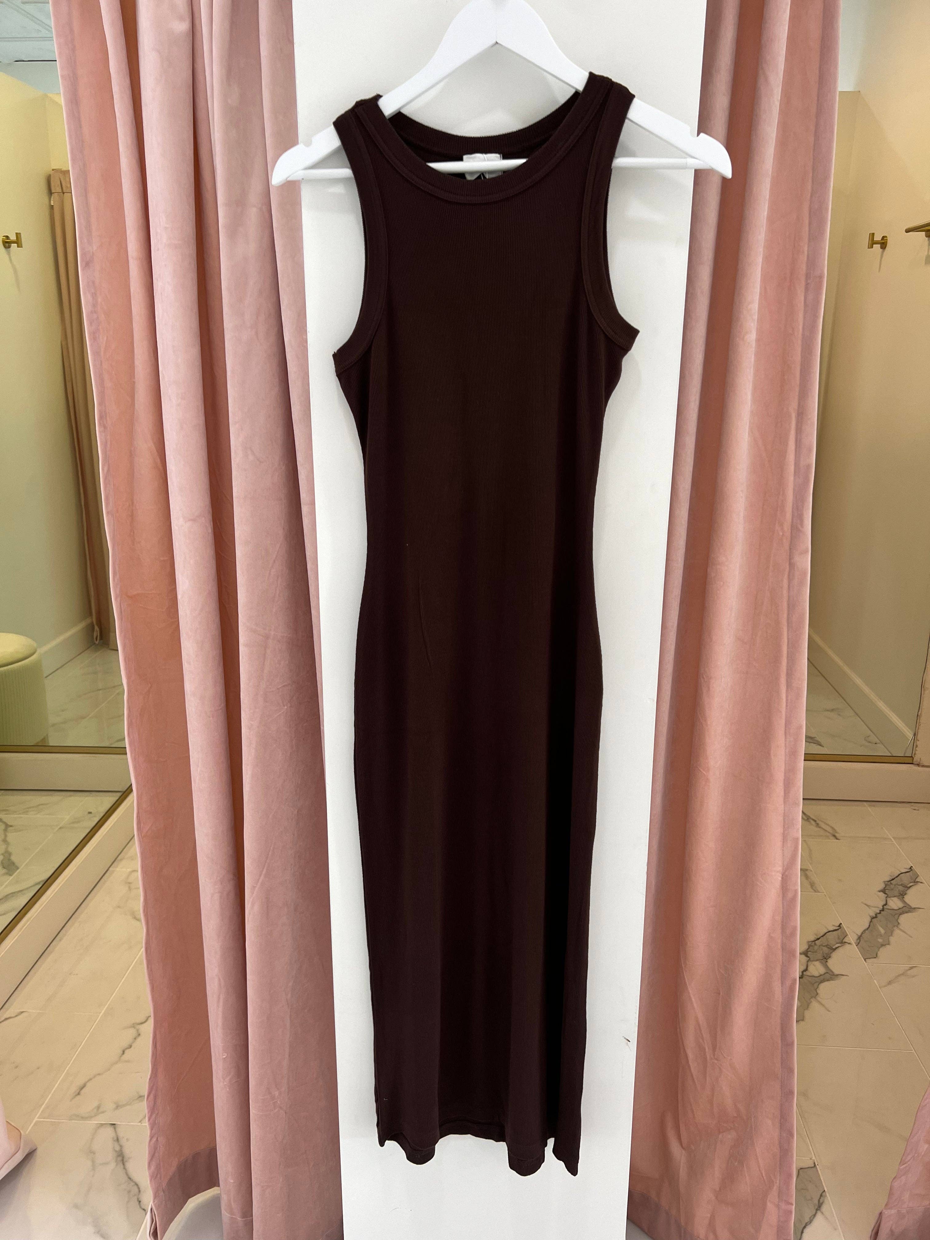 Simone Dress-chocolate