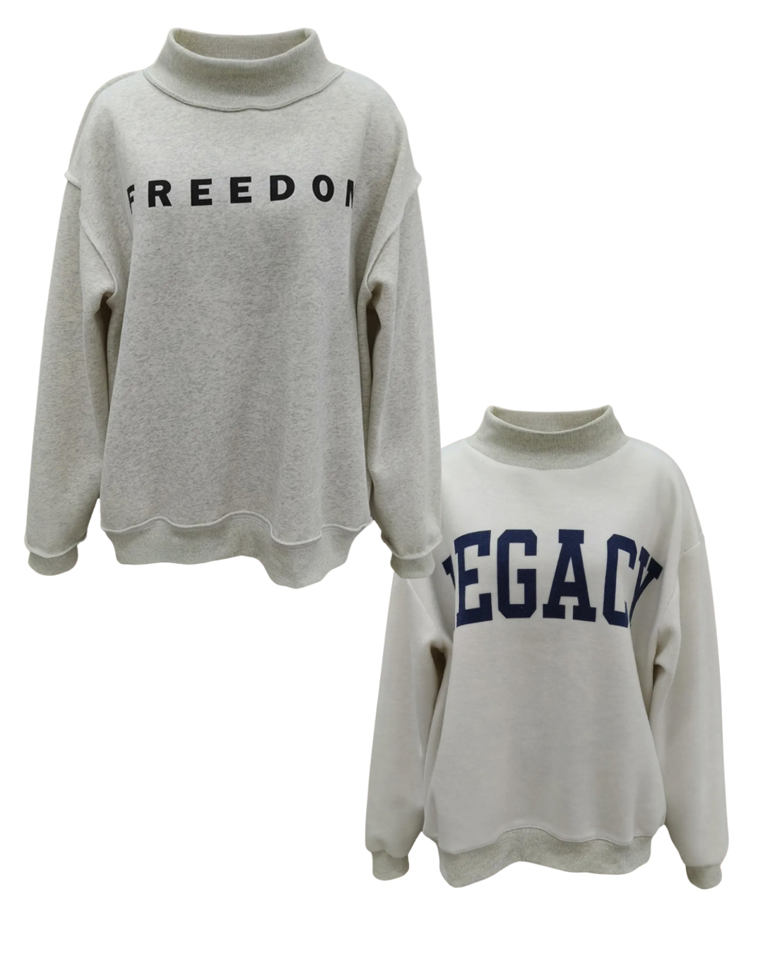 Freedom reversible sweatshirt