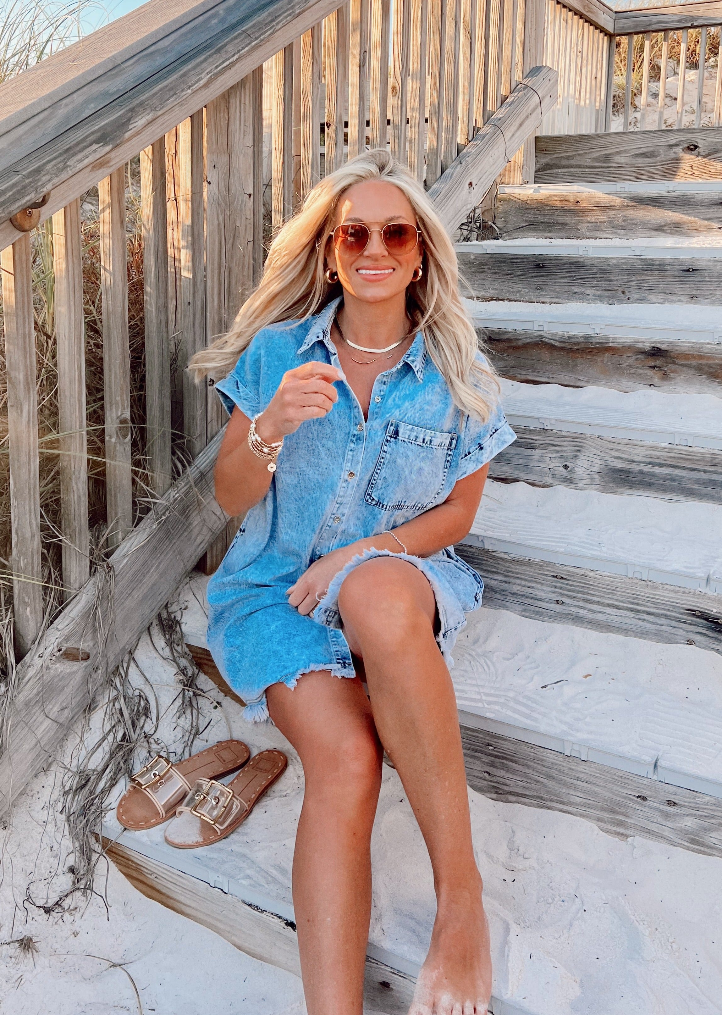 Denim shirt Dress