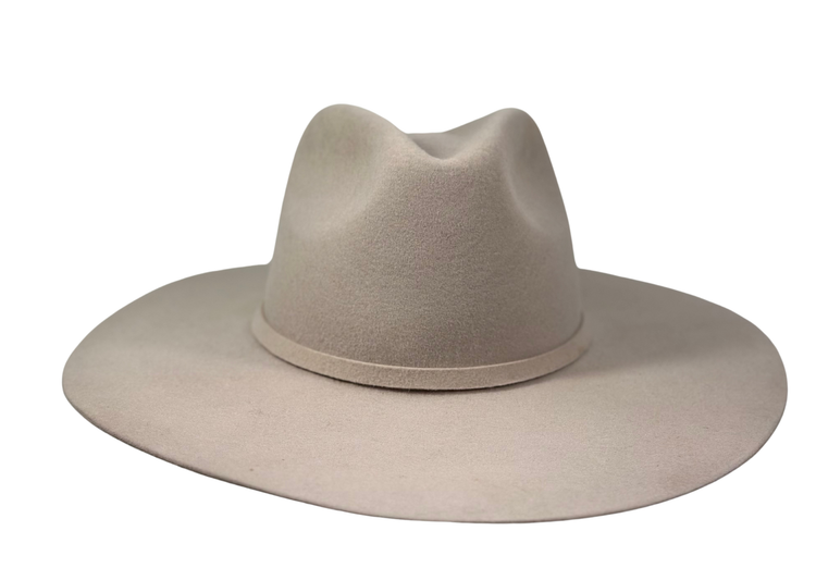 Nashville Round -grey western straight brim