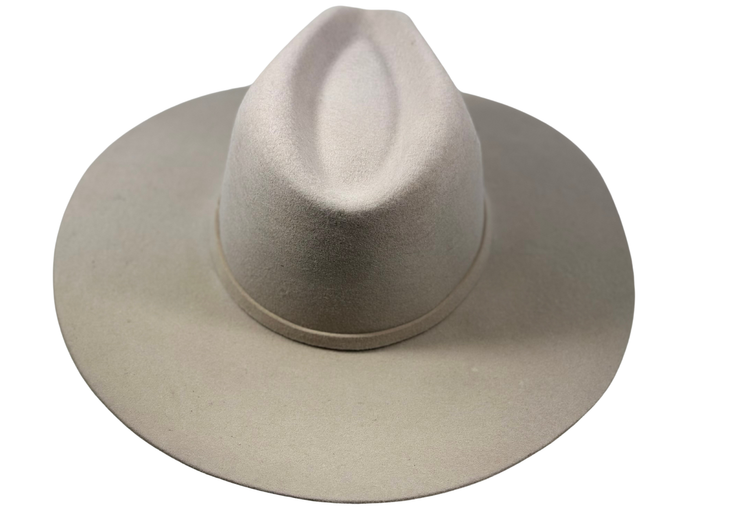 Nashville Round -grey western straight brim