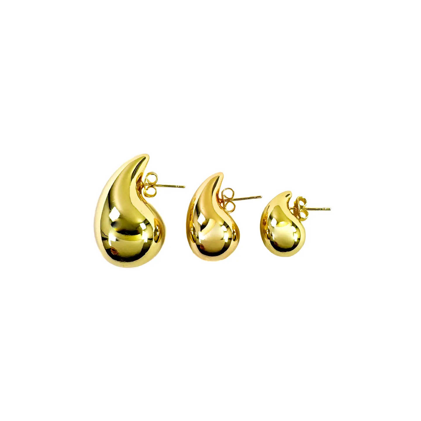 Teardrop water drop earrings -medium