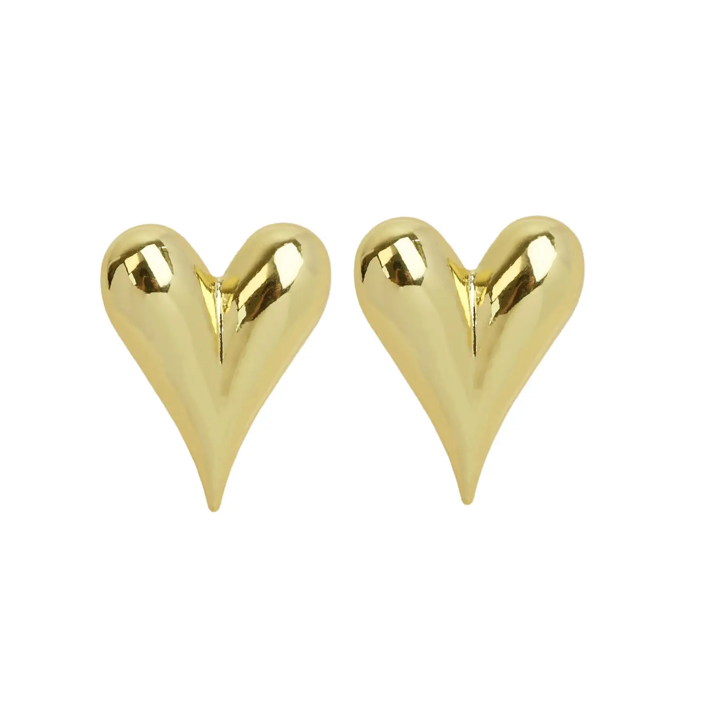 large Heart Earrings